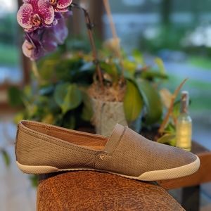 Women's Frye Taupe Leather Slip-on Sneaker, Size 6